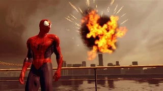 The Amazing Spider-Man 2 (PC) - Геймплей в классическом алтимэйт костюме (TexMod skin)