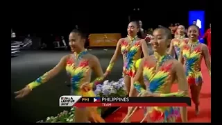 Philippines - Rhythmic Gymnastics Mixed Appratus 2 Ropes 3 Balls | Sea Games 2017