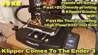 Creality Ender 3 V3 KE Unboxing Setup & First Print
