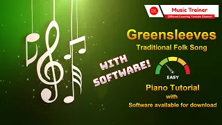 Greensleeves [Easy] - Piano Tutorial - Software (Beta version) available for download