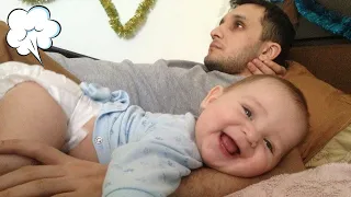 Funny Baby Videos - Funniest Baby Playing with Dad Moments