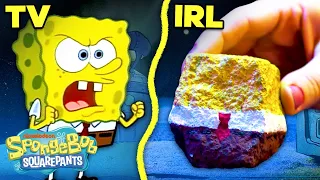 "Rock Bottom" IRL with...Real Rocks! 👅 SpongeBob