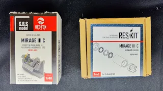 Mirage III C RedFox studios and Res-kit aftermarket review. 1:48 scale