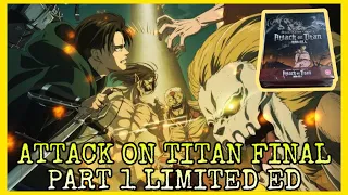 ATTACK ON TITAN THE FINAL SEASON PART 1 LIMITED EDITION BLU-RAY UNBOXING (UK)