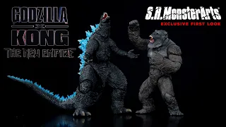 S.H.MonsterArts Godzilla X Kong 2024 Exclusive First Look