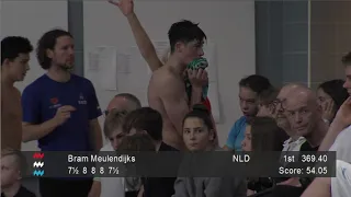 Boys A 1m final - Eindhoven Diving Cup 2020