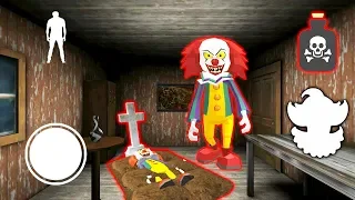 КЛОУН ПЕННИВАЙЗ ГРОХНУЛ ДРУГА СОСЕД ГРЕННИ - Clown Neighbor 2 Granny Escape