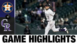 Astros vs. Rockies Game Highlights (4/20/21) | MLB Highlights