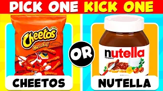 Pick One Kick One! 🍔 | Savory VS Sweet Edition 🍪