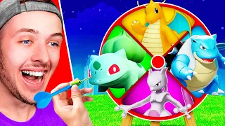 THROWING a DART to DECIDE Which POKEMON We CATCH!