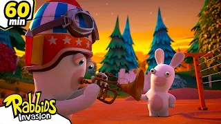 1h Compilation : The Rabbids Band | RABBIDS INVASION | New episodes | Cartoon for kids