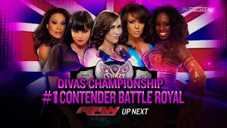 WWE RAW Battle Royal Divas 5 No. 1 Contender's Diva For Divas Championship April 22, 2013