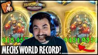 MECH STATS OVER 9000?! - Hearthstone Battlegrounds