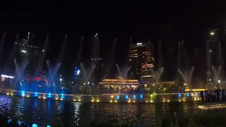 Tashkent City park - fountain show