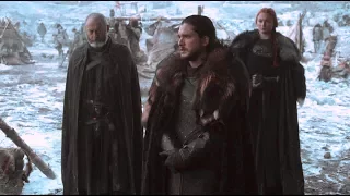 Jon & Sansa meet with the Wildlings | Game of Thrones: 6x07 | HD 1080p
