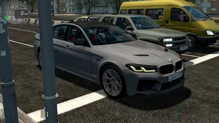 City Car Driving BMW M5 normal driving