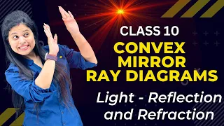 Convex Mirror Ray Diagrams | Chapter 9 | Light Reflection and Refraction | Class 10 Science | NCERT