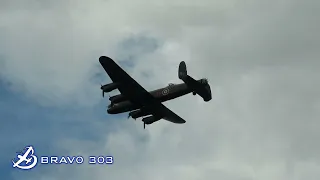 Avro Lancaster Awesome Sound !!! - RAF Cosford Airshow 2022