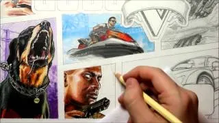 GTA V : O melhor desenho do jogo