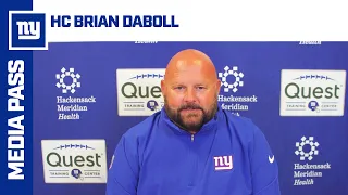 Brian Daboll Previews Week 1 vs. Dallas Cowboys | New York Giants