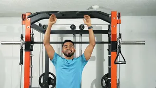 Gimnasio multifuncional smith machine con peso integrado