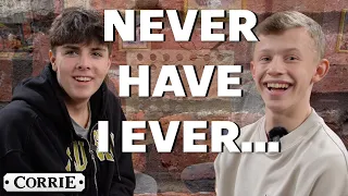Luca and Liam Play Never Have I Ever | Coronation Street