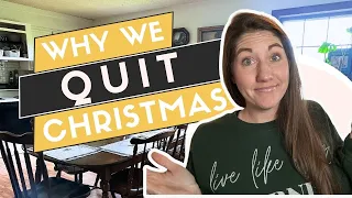 334: WHY We Quit Christmas... As Christians // We DON'T Celebrate The Lord's Birth?! Is It Idolatry?