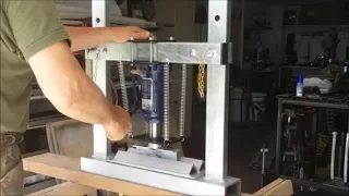 easy implementation of a hydraulic press / bender