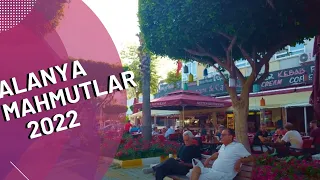 alanya mahmutlar street walking tour 2022 ! alanya antalya turkey holiday ! turkey travel 4k video