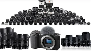 أفضل عدسات سوني | Sony ZVE10 Lenses for YouTube and Vlogging