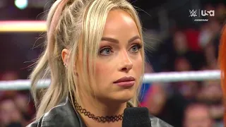 Liv Morgan Interrupts And Confronts Becky Lynch