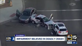 Impairment a factor in deadly Phoenix crash