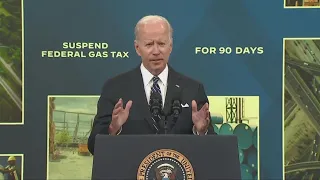 President Joe Biden calls for 3-month suspension of gas and diesel taxes