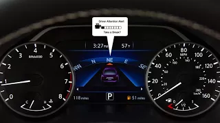 2018 Nissan Maxima - Intelligent Driver Alertness (I-DA) (if so equipped)