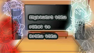 || Nightmare team react to Dream team || ♡ ~GC~ ♡