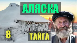 РУССКАЯ ИЗБА АЛЯСКА ЗОЛОТО СЛУЧАЙ в ЛЕСУ БАНЯ ЛЕСНАЯ ИЗБА СУДЬБА ПРОМЫСЕЛ ЖИЗНЬ в ТАЙГЕ 8