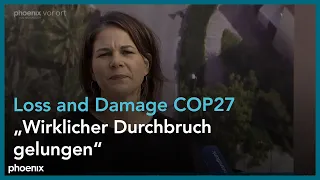 COP27 UN-Weltklimakonferenz: Statement von Bundesaußenministerin Annalena Baerbock (B'90/Grüne)