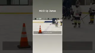 Trying to get a goal 🤣 #micdup #micdupjames #hockey #youthhockey #funnykids #wetwilly #yellowstone
