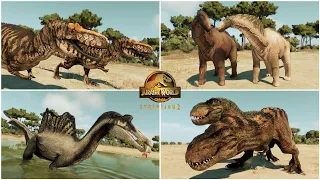 ALL 94 NEW DINOSAUR SPECIES, REPTILES and PREHISTORIC ANIMALS INTRO in SAN MARIE ARENA | JWE2 MODS