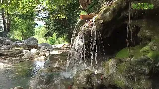 Natural waterfall sound, relaxing waterfall for sleep