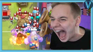 Crazy challenge! 2 vs. 2 with random / Clash Royale