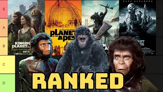 Planet Of The Apes Movies Ranked w Kingdom Of The Apes Tier List