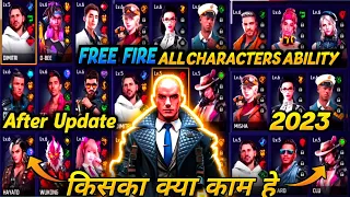 Character Ability Full Details | New Character Ability Test | All Character Ability In Free Fire