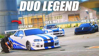 DUO LEGEND IS BACK ! SKYLINE R34 KEI DITANTANG OLEH DUA MOBIL INI !!! GTA 5 ROLEPLAY