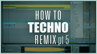 How to make a TECHNO REMIX from an APHEX TWIN style track using SAMPLES | Episode 5