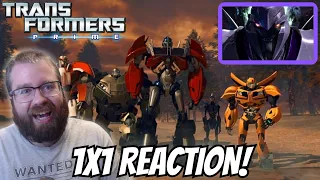 Transformers: Prime 1x1 "Darkness Rising, Part 1" REACTION!!!