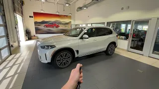 2024 BMW X5 hidden key fob feature