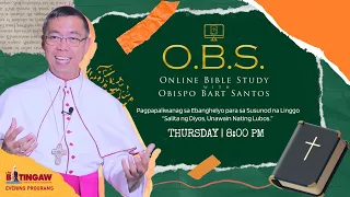 ONLINE BIBLE STUDY kasama si Obispo Bart Santos | May 23, 2024