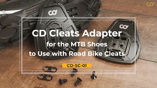 How to use CD Cleats Adapter for the MTB Shoes to Use with Road Bike Cleats  CD-SC-01