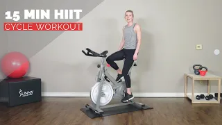 15 Mins All-Out Indoor Cycle HIIT Workout